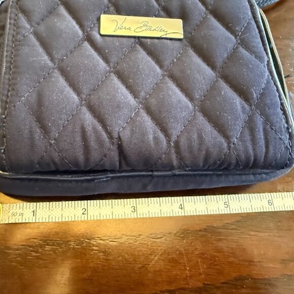 Vera Bradley Crossbody Wallet Deep Navy Blue - Picture 7 of 10